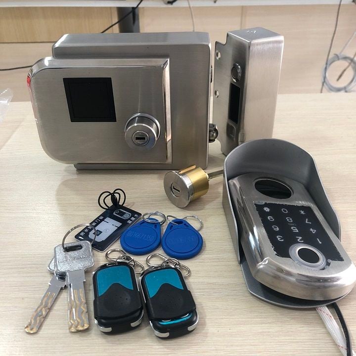 Khóa Cổng Thông Minh VIRO VR-1300 - Vân Tay 1 Chiều Khóa Cổng Thông Minh VIRO VR-1300 - Vân Tay 1 Chiều