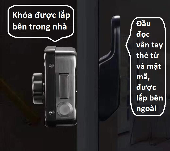 Khóa Cửa Điện Tử Viro VR 1200A Khóa Cửa Điện Tử Viro VR 1200A
