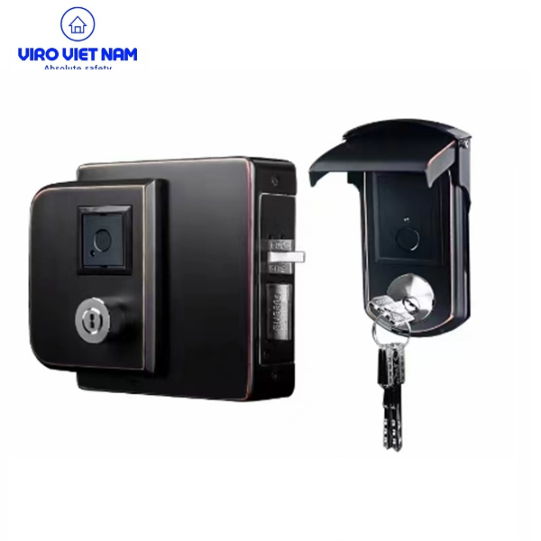 Khóa Cổng Thông Minh Viro VR 1300D - Vân Tay 2 Chiều
