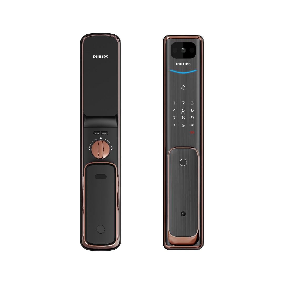 Khóa cửa thông minh vân tay cao cấp Philips Alpha-V-5HWS