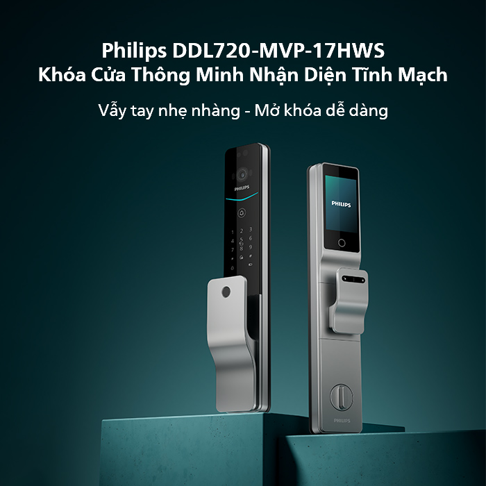 Khóa cửa vân tay Philips DDL720 MVP Khóa cửa vân tay Philips DDL720 MVP