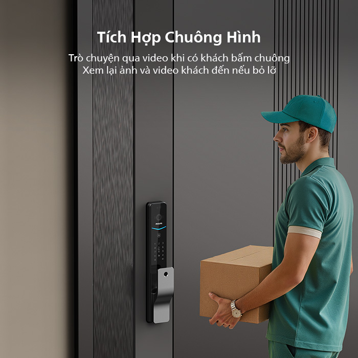 Khóa cửa vân tay Philips DDL720 MVP Khóa cửa vân tay Philips DDL720 MVP