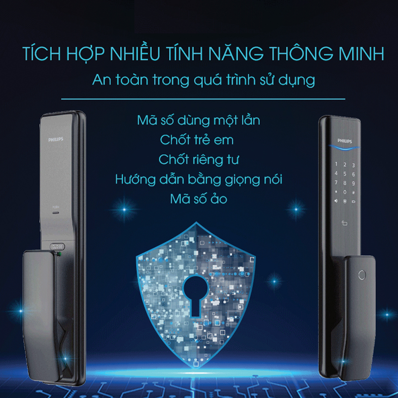 Khóa Philips Tự Động ALPHA-5HB Khóa Philips Tự Động ALPHA-5HB