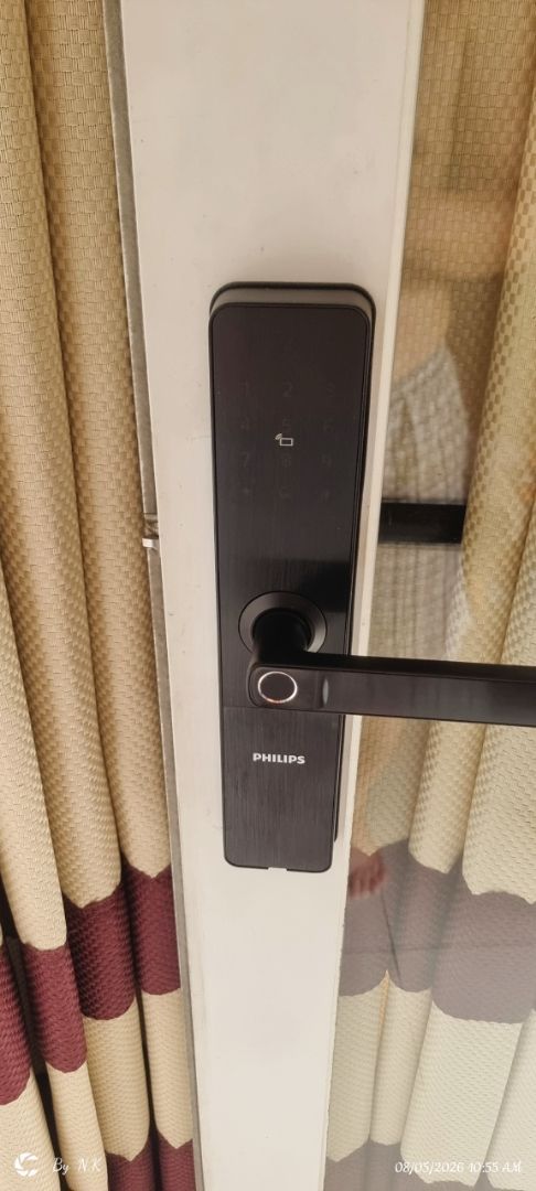 Khóa cửa vân tay Philips DDL609-5HS Khóa cửa vân tay Philips DDL609-5HS